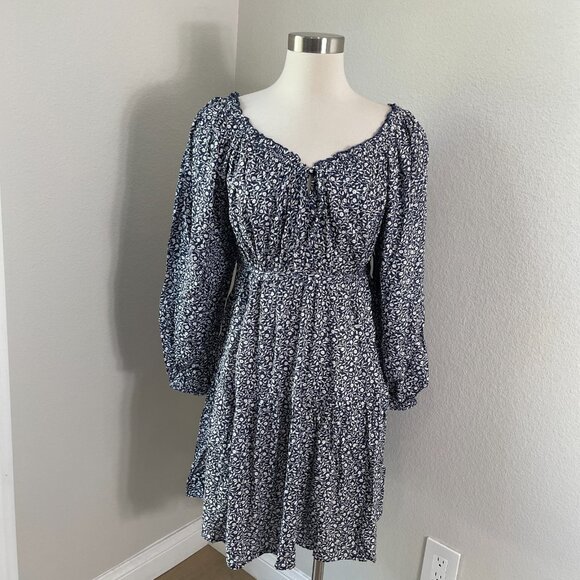 Old Navy Dresses & Skirts - NEW Old Navy Womens Large Floral Peasant Long Sleeve Dress Cottagecore